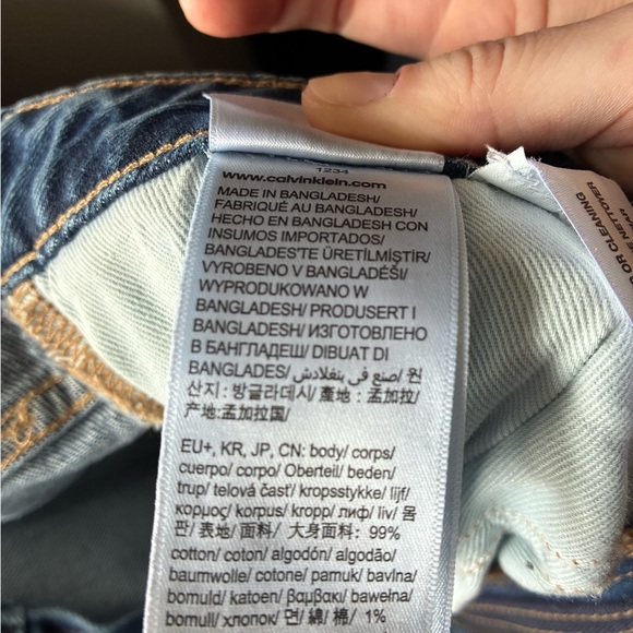 Calvin Klein Women's High-Rise Straight Jeans in Dark Yukon 29W RL NWT - Picture 5 of 7